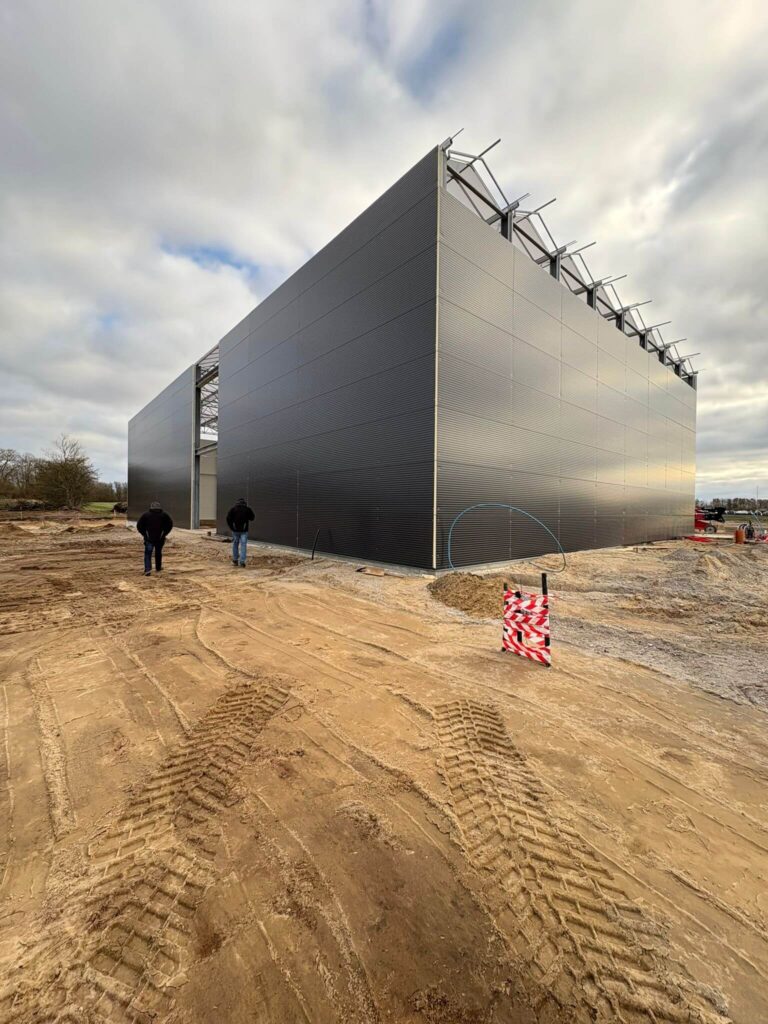 Overview of the 4,974 m² garden center project in Denmark