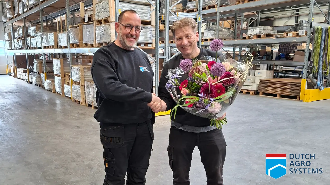 [ALT: Felicitatieboeket voor Edwin en Hanneke, Dutch Agro Systems]